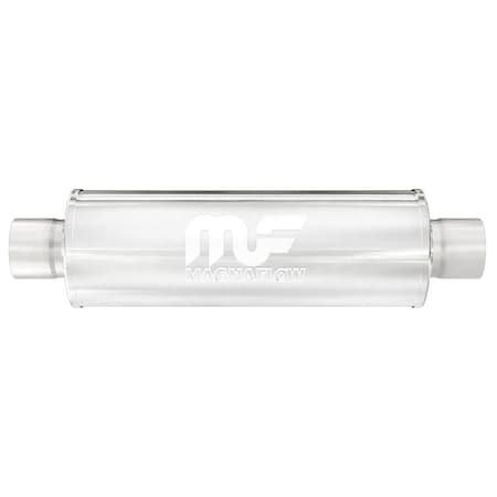 Powerhouse 14 x 3 in. Center by Center Exhaust Stainless Steel Muffler PO3649463